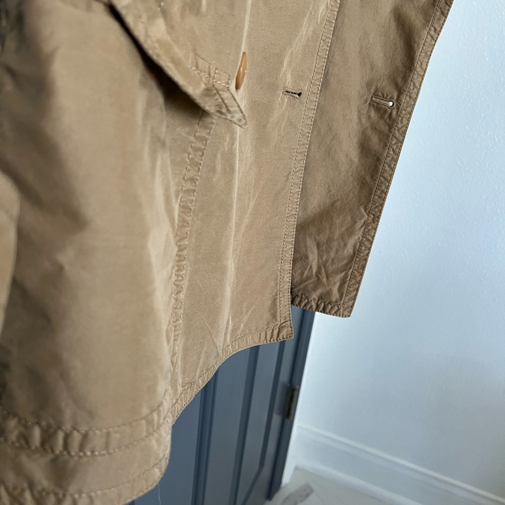Talbots Classic Tan Trench Coat - Picture 14 of 16